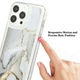 thumbnail image 6 of Ultra Thin Lightweight for iPhone 13 Pro Case, Luxury Clear Marble Pattern Back Case Anti-Falling Durable Lightweight Anti-fingerprint Anti-shock Soft Phone Cover for Men & Women, B, 6 of 11