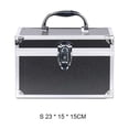 thumbnail image 3 of stanreset Storage Case Makeup Box Jewelry Container Light-weight Hard Shell Black/S, 3 of 6