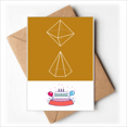 thumbnail image 1 of Mathematical Geometric Space Opposite Combination Happy Birthday Greeting Cards Envelopes Blank, 1 of 3