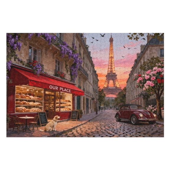 Fantasy Night Urban Skyline 500 Pieces Puzzle for Adults, Impossible Hard Jigsaw, Challenging Mind Game, Indoor Relaxing Activity, Decorative Home Artwork, Family-Friendly Puzzle