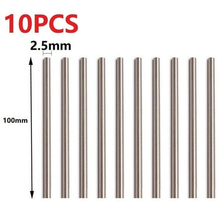 

10Pcs Round Bar Straight Shank Metric Hss High Speed Steel Rod Lathe Tool New