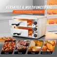 thumbnail image 2 of Electric Countertop Pizza Oven 12" Adjustable Temperature 0-120Min Timer, 2 of 6