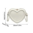 thumbnail image 3 of Women Shoulder Handbag Heart-shaped Crossbody Purse Cute Stylish & Functional for Vacation & Daily Use, 3 of 3