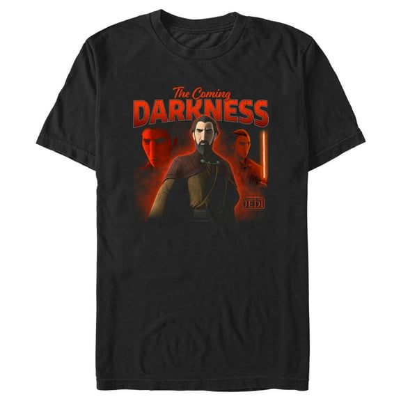 Men's Star Wars: Tales of the Jedi Count Dooku The Coming Darkness Graphic Tee Black X Large