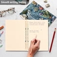 thumbnail image 4 of FORMRS 1-Subject Spiral Notebook 8" x 5" College Ruled 60 Refillable Sheet A5 Hard Cover, Sea Plants Pattern, 4 of 7