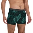 thumbnail image 5 of Men's Boxer Briefs, Banana leaves green_A Soft Comfy Mens Underwear Boxer Briefs Breathable With Widen Waist, 5 of 7