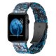 thumbnail image 1 of Adecuado para Apple iWatch 7 correa de resina de cinco cuentas Apple Watch 654321SE pulsera floral glaciar, 1 of 5