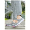 Womens Walking Shoes Wide Width Mary Jane Shoes Breathable Lightweight Flats Slip On Sneakers
