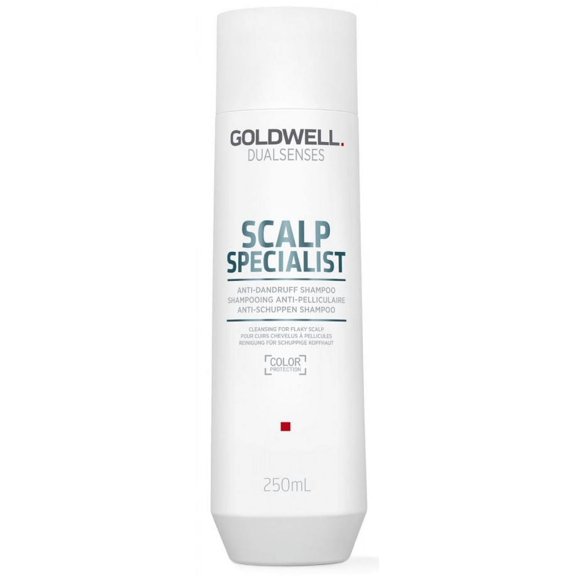 8.4 oz , Goldwell Scalp Specialist Anti-Dandruff Shampoo , Hair Beauty Product - Pack of 1 w/ Sleek Pin Comb