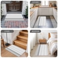 thumbnail image 6 of Grey Stripe Door Mat&nbsp;Indoor Outdoor Entrance, Non Slip Rug for Kitchen Bathroom Entryway Rug, Modern Abstract Monochrome Geometric Washable Doormat Floor Mat for Office Home Decor 20x31.5 Inch, 6 of 8