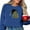 Blue, variant on WILLBEST essentials Hoodies Cute Christmas Tree Cat Lights Pattern Round Neck Long Sleeve Hoodies For Women Casual Holiday Sweatshirt Hoodies for car shifter