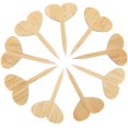 thumbnail image 1 of Wooden Plant Labels Set of 20 Round Design Markers for Garden Potted Plants Craft Use, 1 of 4
