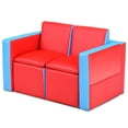 thumbnail image 2 of Costway Sillón Sofá Combinable para Niños en PVC Espuma Conjunto de Mesa y Silla Multifuncional Infantil, 2 of 10