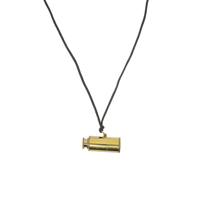 Miniature Vintage Brass Replica Spyglass Necklace Telescope Pendant Jewelry Gift Miniature Vintage Brass Replica Spyglass Necklace Telescope Pendant Jewelry Gift