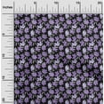 thumbnail image 2 of oneOone Polyester Spandex Black Fabric Floral Sewing Material Print Fabric By The Yard 56 Inch Wide, 2 of 5