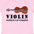 thumbnail image 4 of Inktastic Violin Humor Music Boys or Girls Baby Bodysuit, 4 of 5