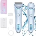 thumbnail image 1 of Proustore Rasoir, Nouveau 2025 Rasoir Électrique 2 en 1 Rasoirs pour Femmes, Rasoir Électrique 2 en 1 Humide et Sec Tête Amovible, 1 of 8