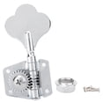 thumbnail image 1 of 1pc Silver Steel Vintage Open Electric Bass Tuner Knobs Fine Tuning Tool(for Left Row), 1 of 8