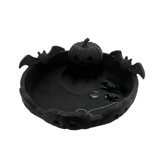 Halloween Candy Bowl Spooky Reusable,Festive Serving Fall Decor,Holder Snack Bowl for Cookie Chocolate Dessert | | Food Party Home Kitchen Living Room Office Halloween Candy