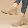 thumbnail image 6 of Breathable Knit Fur Lined Winter Work Gym Trainers Sneakers for Women and Men Stylish, 6 of 7