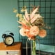 thumbnail image 5 of Flores artificiales artificiales, plantas, arreglos florales de seda, ramos de boda, decoraciones, centros de mesa florales de plástico para el hogar, cocina, jardín, decoración de fiesta (champán) Namotu CZBG-SY54, 5 of 7