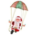 thumbnail image 1 of Adornos navideños de paracaídas, forma encantadora, seguros, ecológicos, forro polar, PC, adorno colgante navideño, paracaídas para niños que dan vueltas, 1 of 14