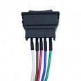 thumbnail image 3 of Interruptor de elevalunas eléctrico para automóvil de doble flecha de 12 V y 24 V con luz roja y verde, 3 of 5