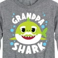 thumbnail image 3 of Baby Shark - Grandpa Shark - Toddler And Youth Long Sleeve Graphic T-Shirt, 3 of 6