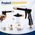 thumbnail image 2 of Power Washer, Jet Nozzle for Garden Hose, 2026 Pressure Washer Wand with 3 Spray Modes for Car Wash Patio Driveway Deck(Single Nozzle), 2 of 10