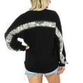 thumbnail image 2 of Women's Gameday Couture  Black Charlotte FC Long Sleeve Sequin T-Shirt, 2 of 2