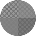 thumbnail image 1 of Ahgly Tapis Rond Lavable en Machine Intérieur Transitionnel Gris Foncé, 3 Pieds Rond, 1 of 7