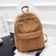 thumbnail image 1 of Mochila escolar de pana para mujer, morral escolar de Color puro, morral escolar para chica Fivean unisex, 1 of 2