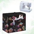 thumbnail image 4 of HELLHERO Sewing Machine Cover 17.7x8.6x12.5 Inch Waterproof Dustproof Protector Lightweight Protective Butterfly Flower, 4 of 8