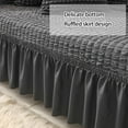 thumbnail image 4 of Very Stretchy Sofa Covers with Skirt, 1/2/3/4 Seat Sofa Covers Cat Dog Scratch Sofa Cover with Armrests Non-Slip Sofa Protector, 4 of 6