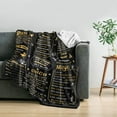 thumbnail image 2 of 40th Birthday Gifts Women Men Blanket, 40 Year Old Gifts for Women Men, Happy 40th Birthday Gift for Her Him Unique, Best Mens 1985 40 Birthday Decorations Ideas Throw Blanket 60"X50", 2 of 6