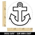 thumbnail image 2 of Boat Anchor Nautical Outline Self-Inking Rubber Stamp Ink Stamper - Red Ink - Small 3/4 Inch, 2 of 7