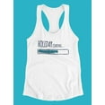 thumbnail image 3 of Holiday Loading. Tank Women - Women Racer Back, White, Large, 3 of 4