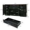 thumbnail image 2 of 64'' Farmhouse Sideboard Storage Cabinet with 4 Doors,Kitchen Storage Buffet with Drawers,Coffee Bar Cabinet Adjustable Shelves and Door Rack for Dining Room,Entryway,Living Room, 2 of 9