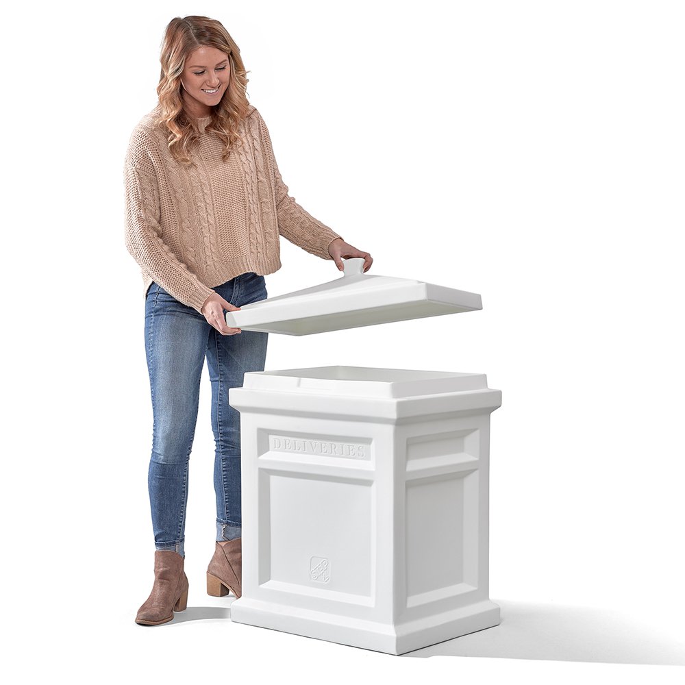 Step2 Express Parcel Plastic Package Delivery Box in White