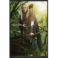 thumbnail image 2 of Women's The Lord of the Rings Fellowship of the Ring Legolas Scene Graphic Tee Black Small, 2 of 4