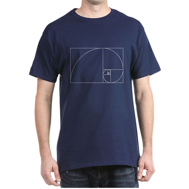 fibonacci spiral t shirt