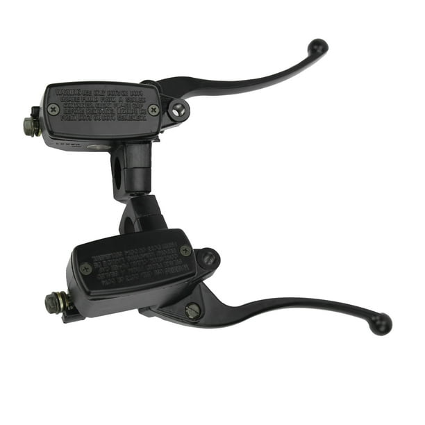 Palanca del cilindro maestro de freno motocicleta y palanca de freno Manillar negro de 25 mm/1 pulgada para motocicletas para vehículos todo terreno