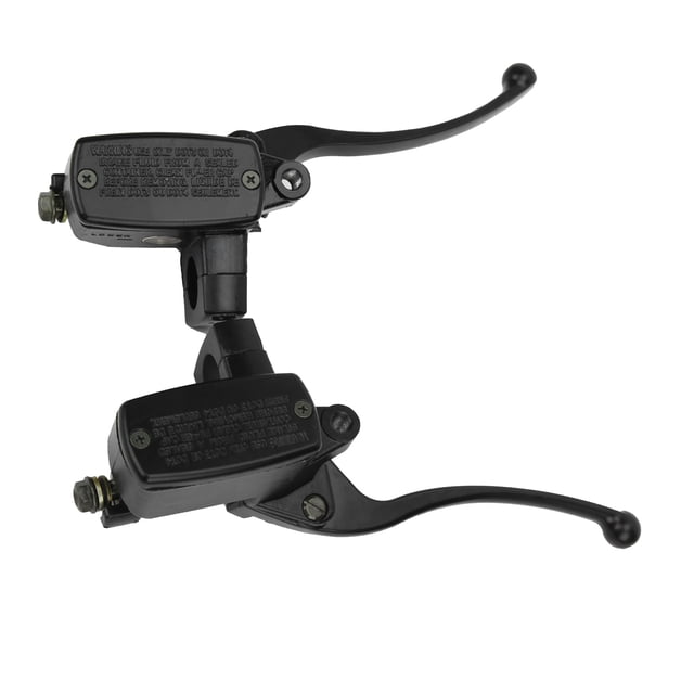 Peahefy Brake Handle Hydraulic Brake Master Cylinder Lever Assembly Black For Motorcycle With 1in Handlebars