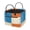Geometric Color Block Print, variant on POLERO Patchwork Floral Decoration Collapsible Quilted Storage Basket for Clothes, Polyester Foldable Storage Hamper for Nursery Picnic