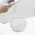 thumbnail image 3 of Candelabros de cristal transparente Fernando soporte de vela cuenco redondo decorativo Estilo B, 3 of 8