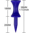 thumbnail image 2 of Plastic golf tees 100 pcs blue 38mm, 2 of 5