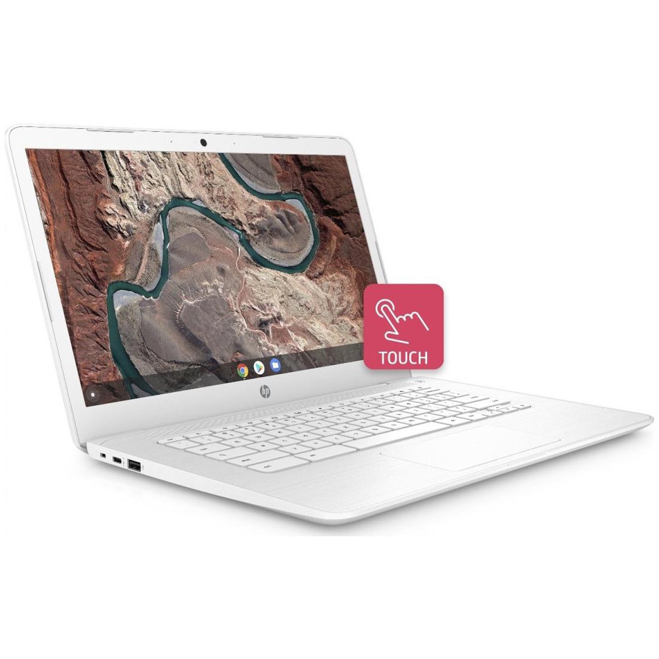 Hp 14 Db0070nr Snow White Touch Chromebook 14 Hd Amd A4 9120
