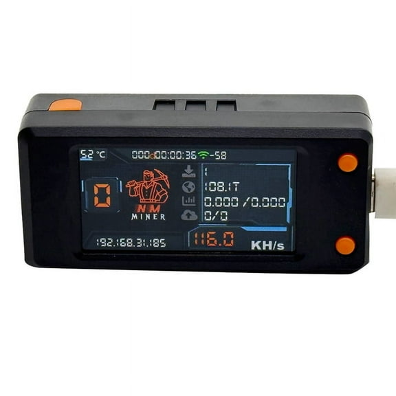 Upgrade Nerdminer 118KH/S BTC Solo Lottery Miner 1.91In Color Screen