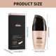 thumbnail image 3 of Base de maquillaje hidratante fluida, fácil de crear un tono de piel uniforme, corrector hidratante, adecuado para una variedad de pieles, para darle brillo, 30 ml, Flye252 Multicolor, 3 of 5