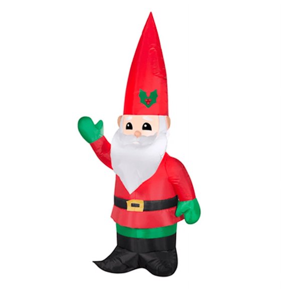 Airblown LED 4FT Holiday Christmas Gnome Inflatable